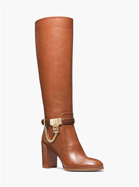 hamilton boots michael kors|Hamilton Embellished Leather Boot .